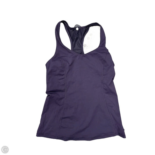 Athletic Tank Top By Lululemon In Purple, Size: S