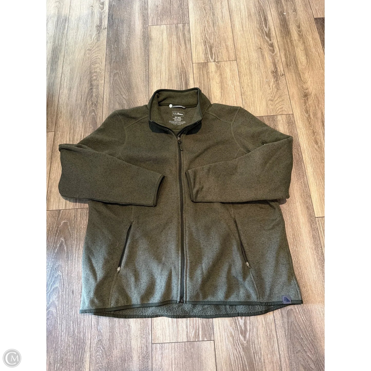 Sweatshirt Collar By L.l. Bean In Green, Size: 3x