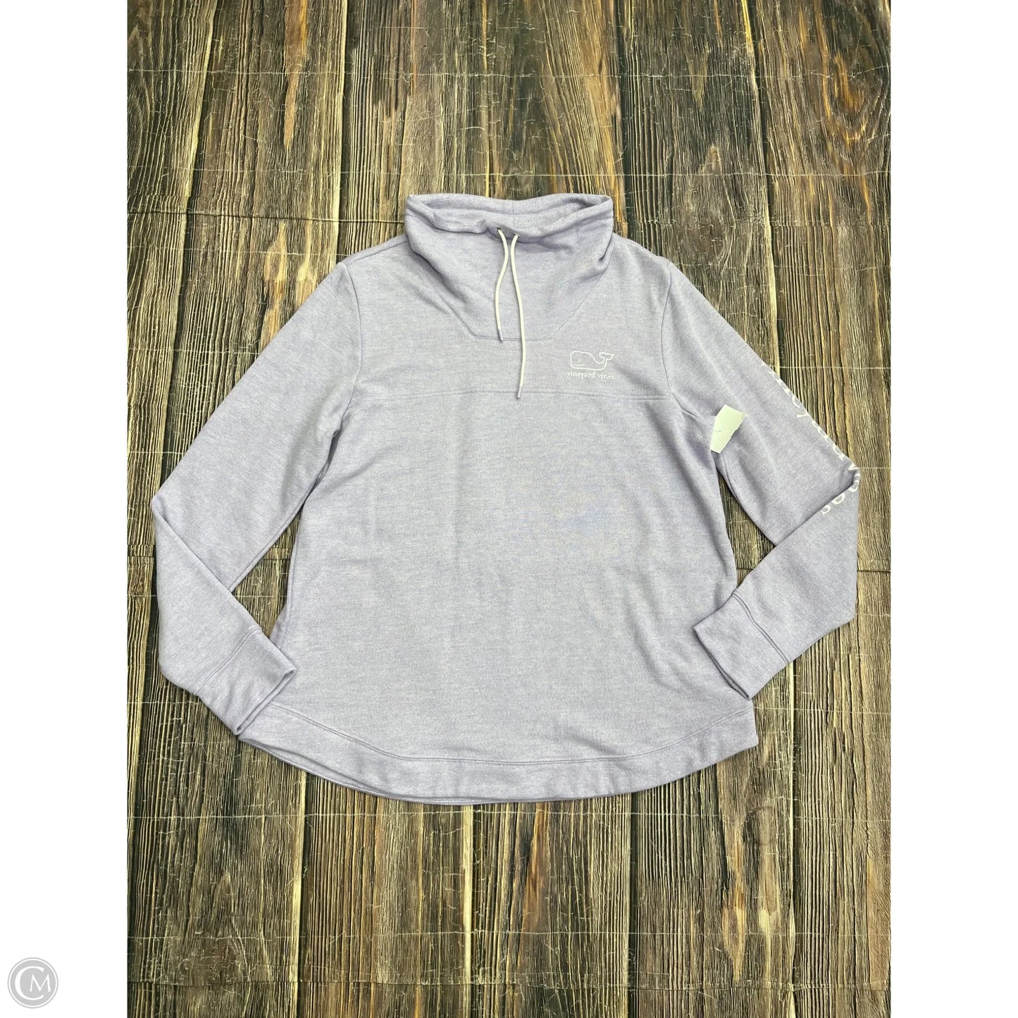 Sweatshirt Collar By Vineyard Vines In Purple, Size: L