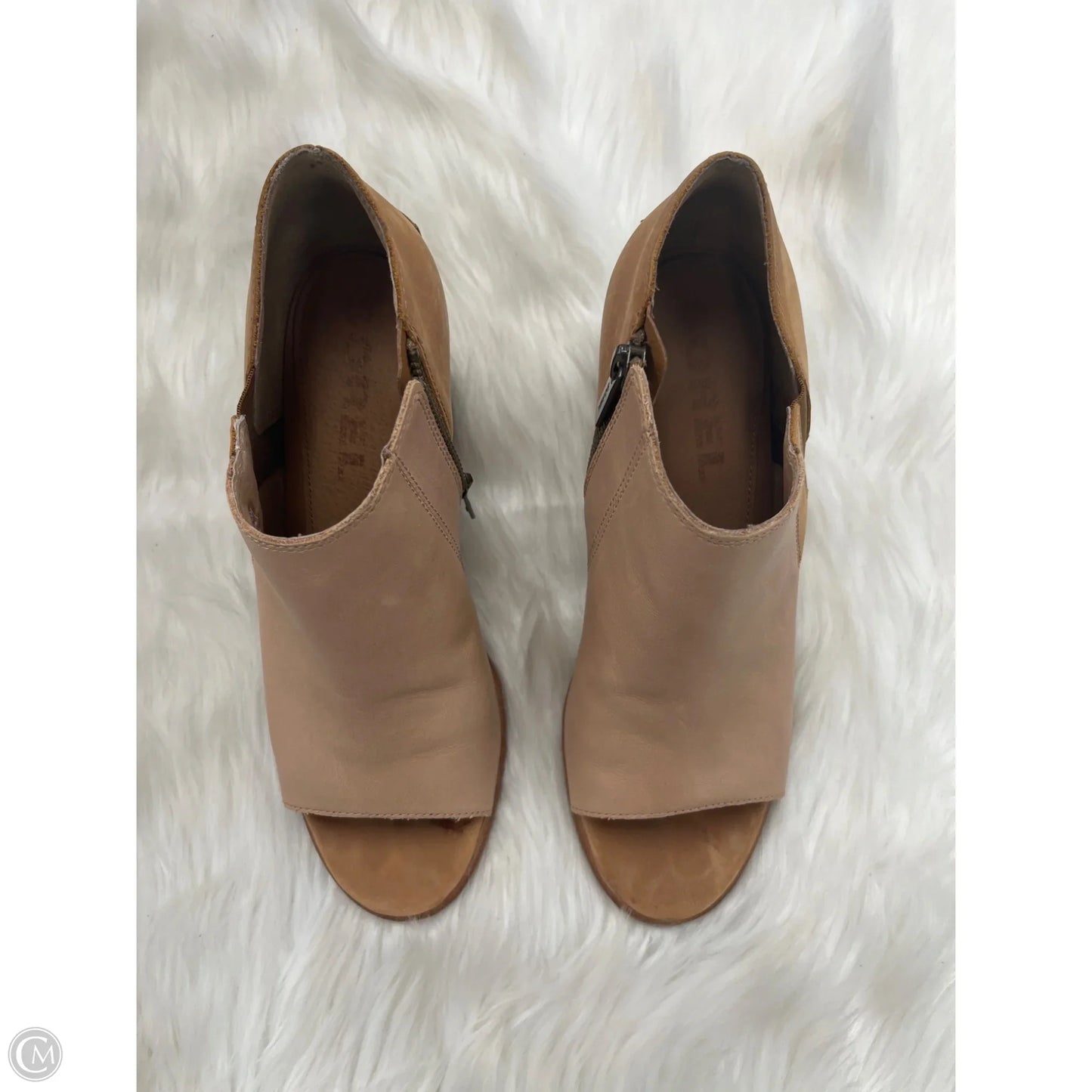 Shoes Heels Block By Sorel In Tan, Size: 8
