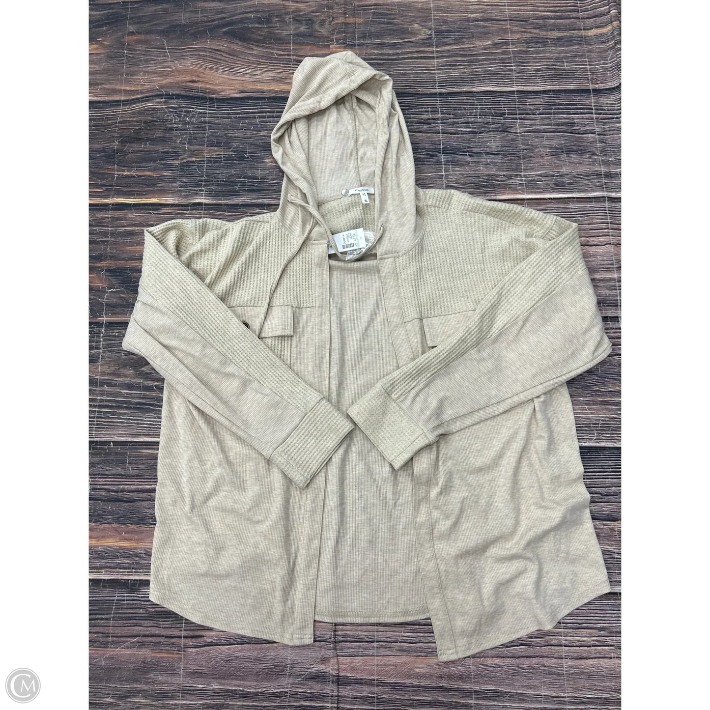 Top Long Sleeve By Maurices In Tan, Size: Xl