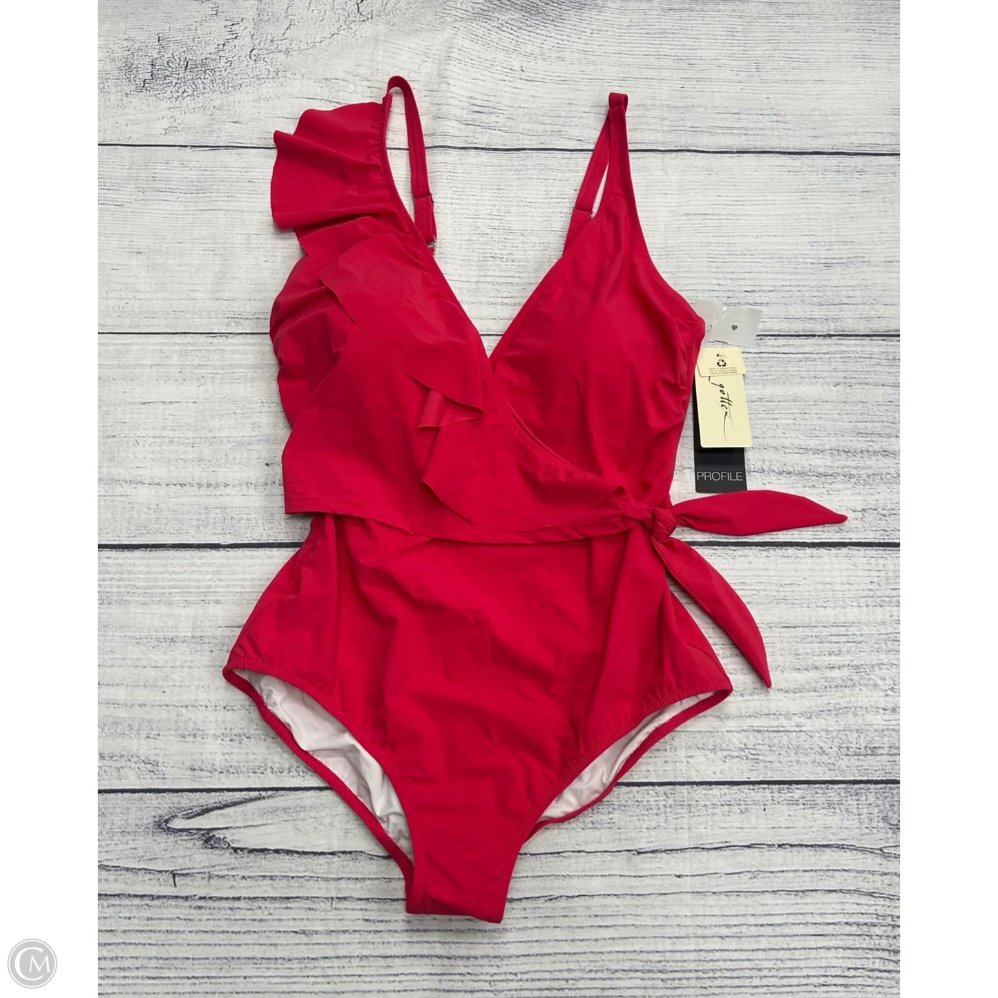 Swimsuit By Gottex In Red, Size: 16