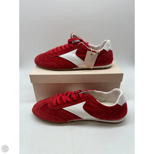Shoes Athletic By Clothes Mentor In Red, Size: 9.5