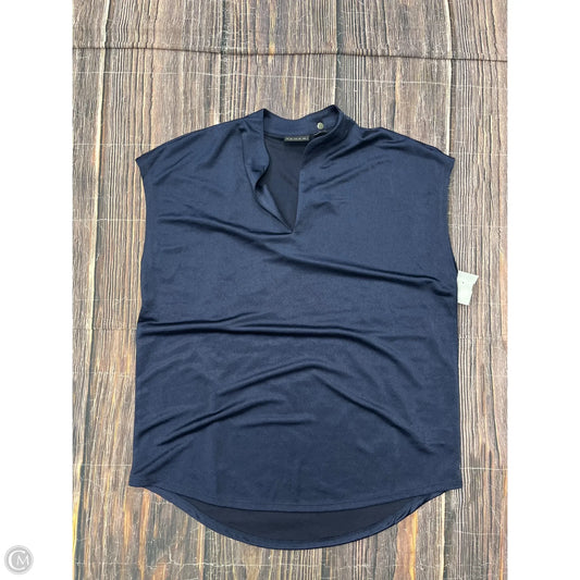 Top Short Sleeve By Tahari In Blue, Size: M