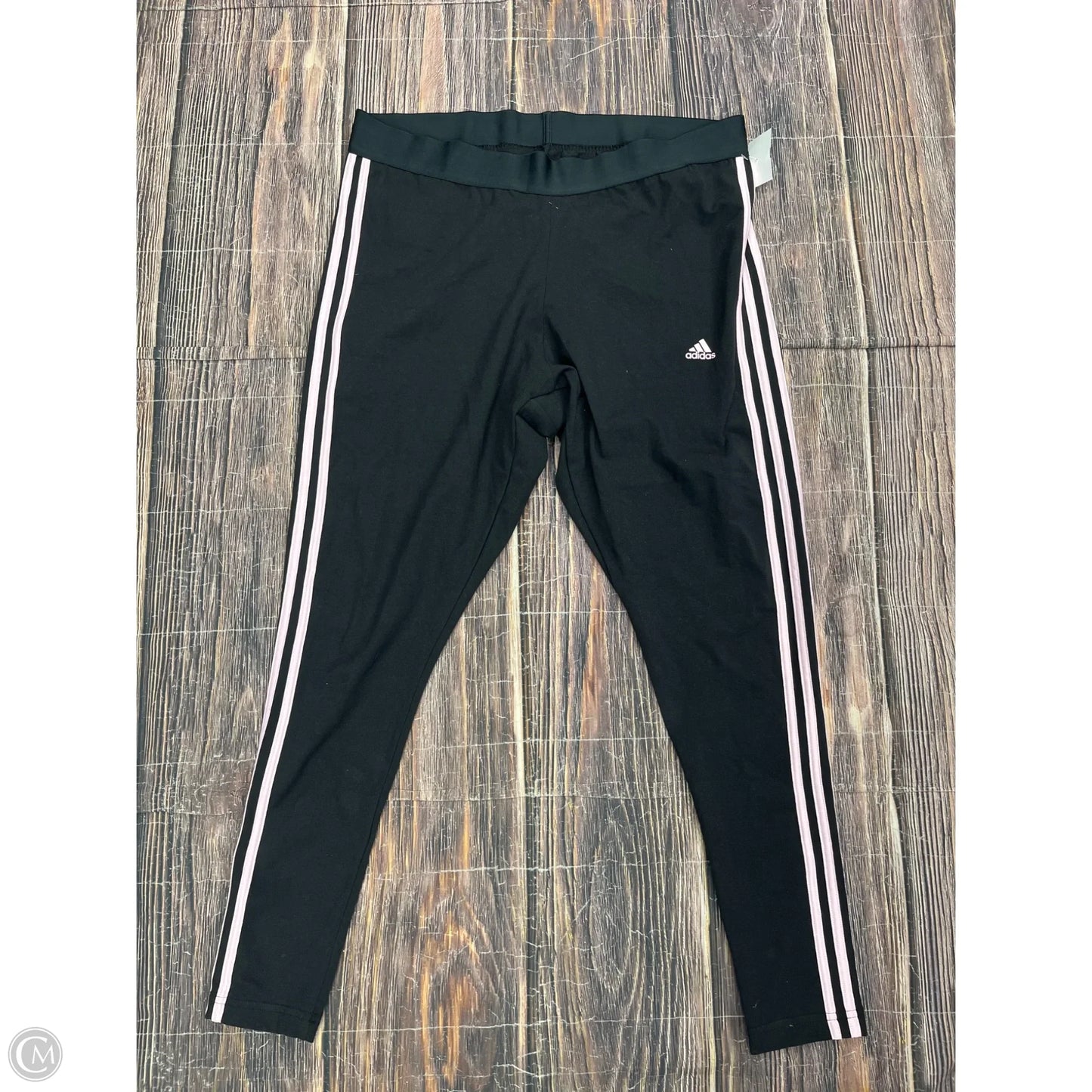 Athletic Leggings By Adidas In Black, Size: 4x