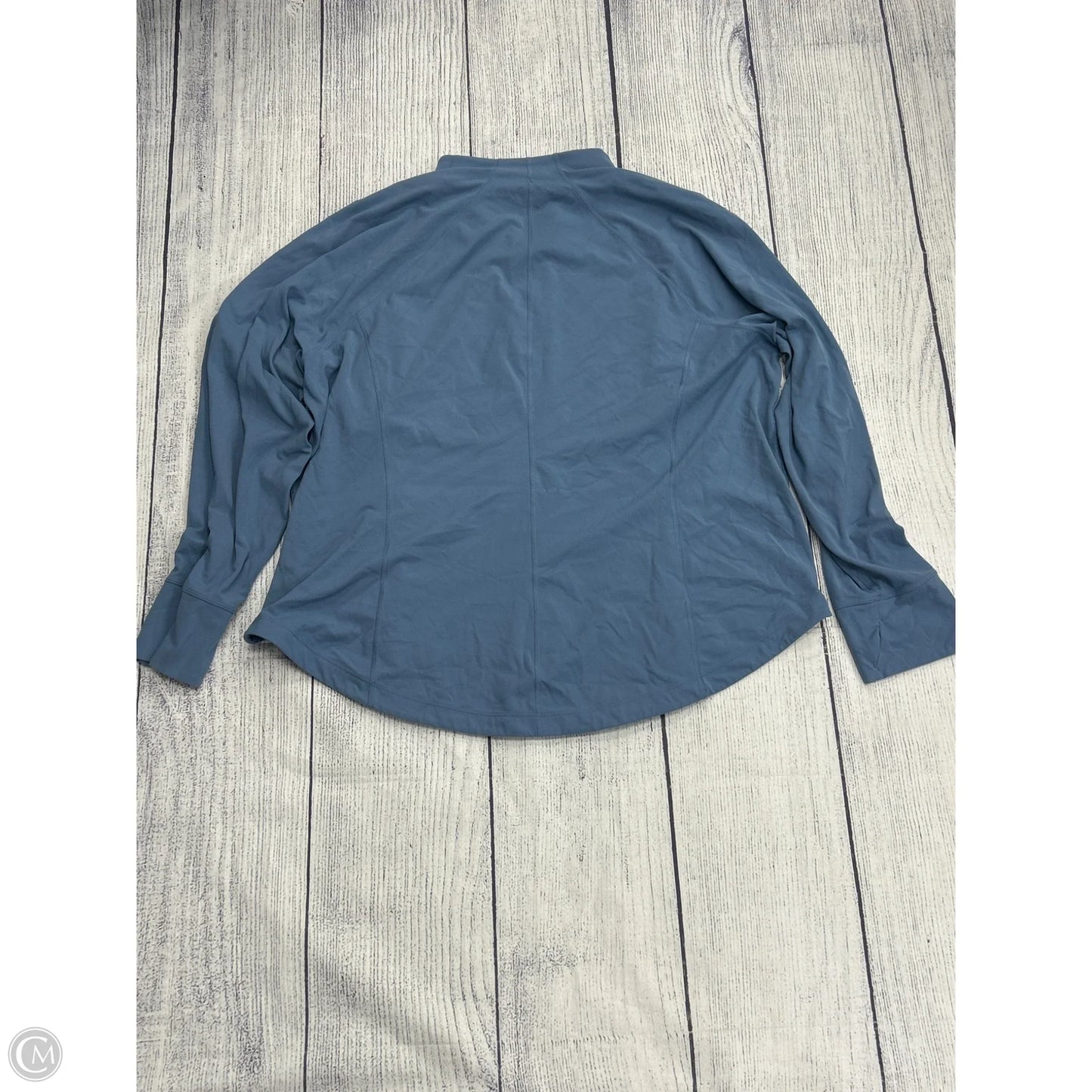 Athletic Jacket By Athleta In Blue, Size: 3x