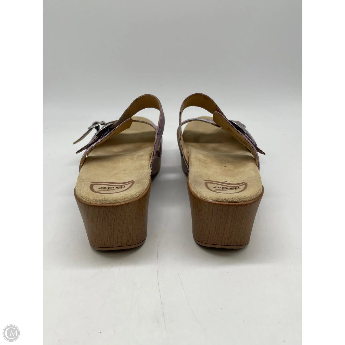 Sandals Heels Block By Dansko In Purple, Size: 11