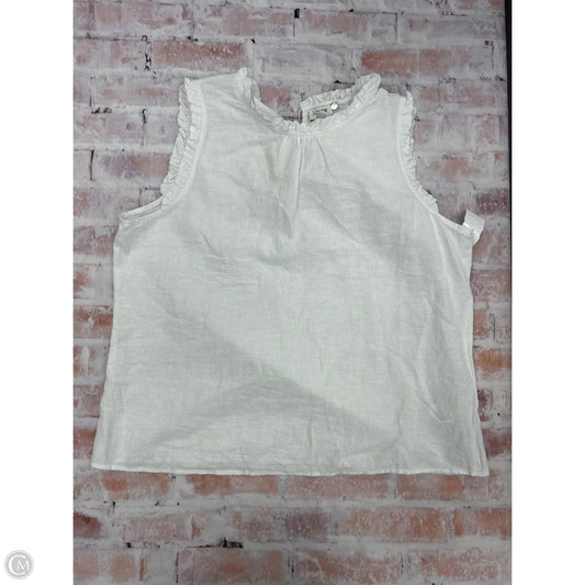 Tank Top By J. Crew In White, Size: L