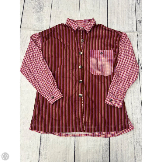 Top Long Sleeve By Free People In Red, Size: S