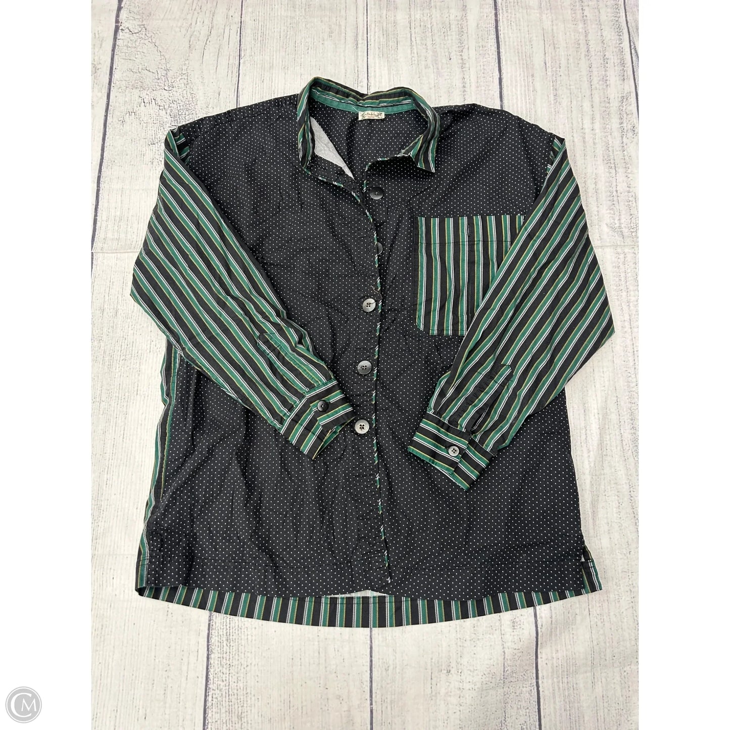 Top Long Sleeve By Free People In Black, Size: S