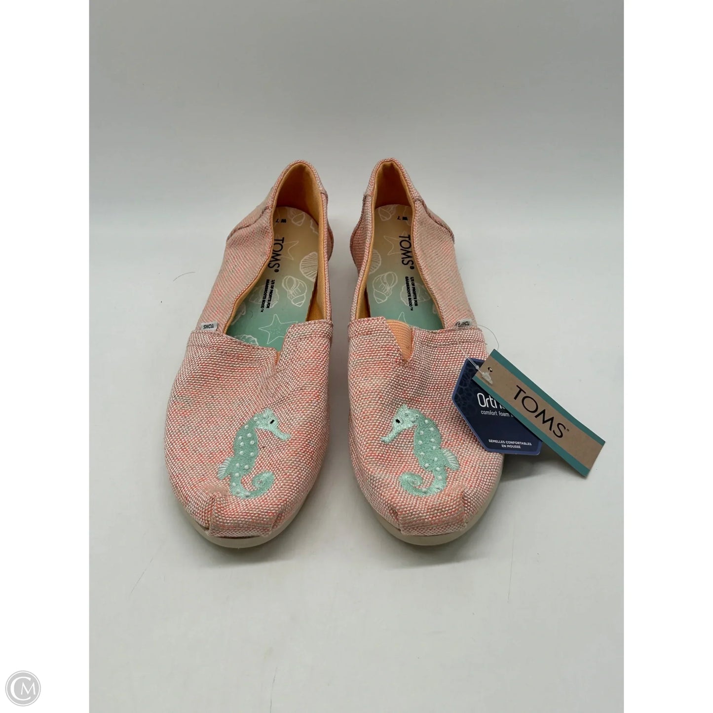 Shoes Flats By Toms In Orange, Size: 7