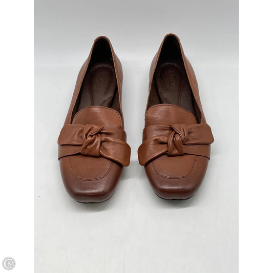 Shoes Flats By Born In Brown, Size: 7