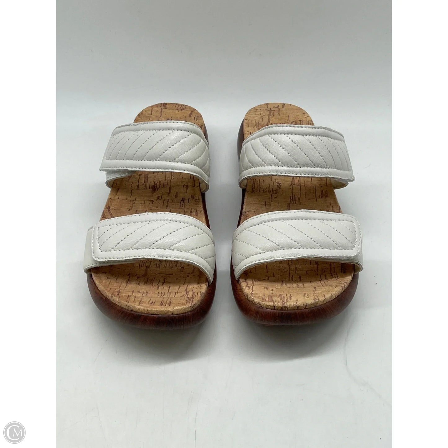 Sandals Heels Wedge By Alegria In White, Size: 7.5