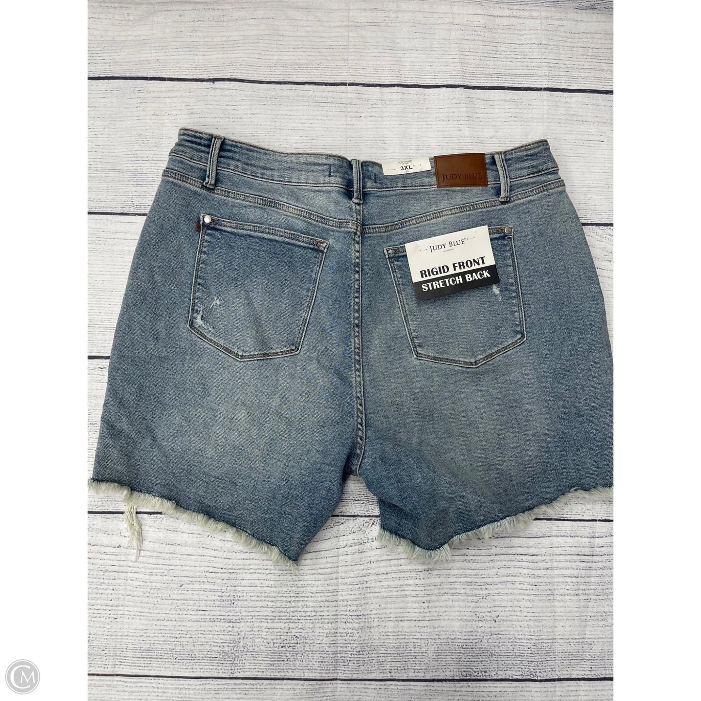Shorts By Judy Blue In Blue Denim, Size: 3x