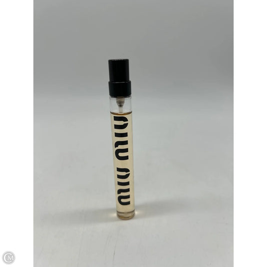 Fragrance Luxury Designer By Miu Miu, Size: