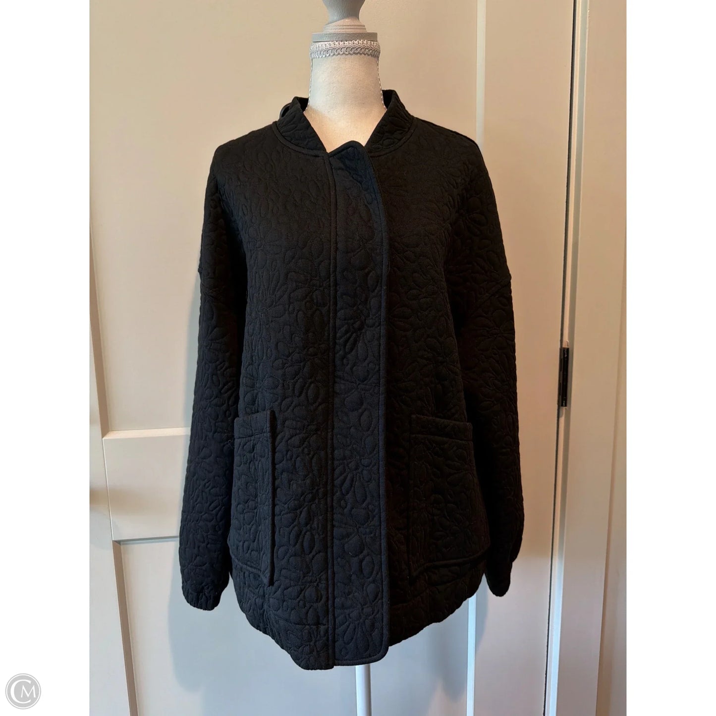Jacket Puffer & Quilted By Clothes Mentor In Black, Size: M