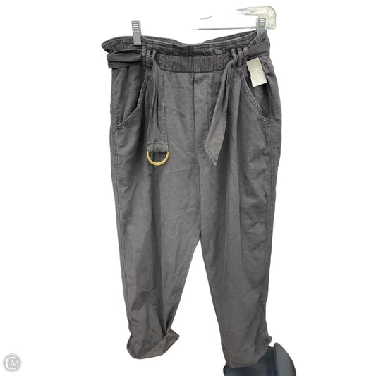 Pants Linen By Anthropologie In Black, Size: Mp