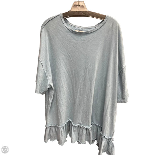 Top Short Sleeve By We The Free In Blue, Size: L