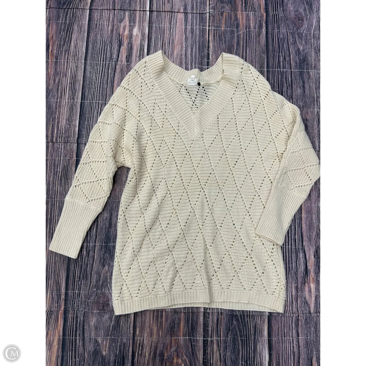 Sweater By 143 Story In Cream, Size: M