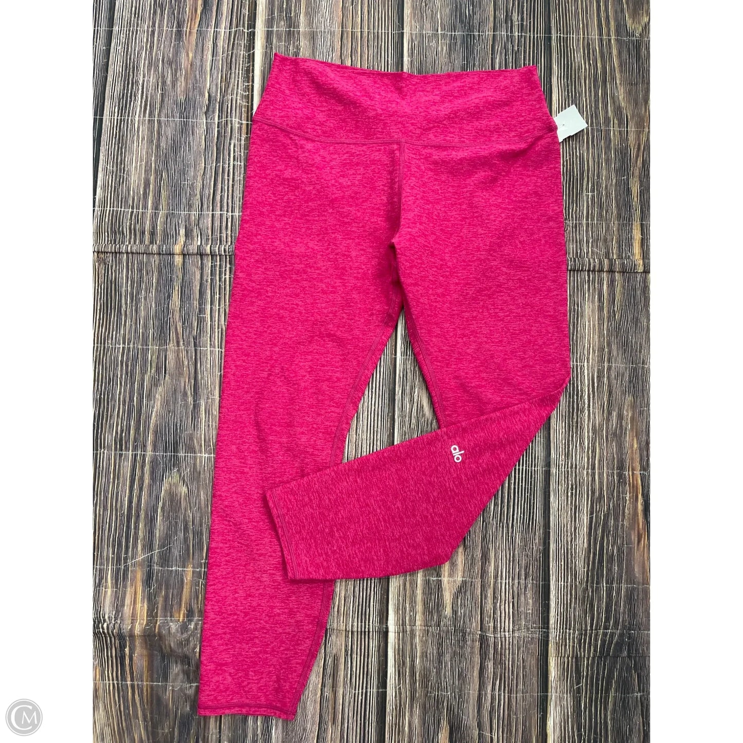 Athletic Leggings By Alo In Pink, Size: Xl