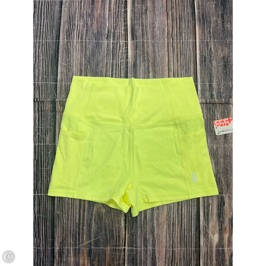 Athletic Shorts By Free People In Yellow, Size: L