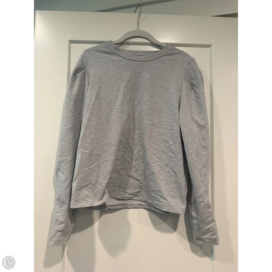 Top Long Sleeve By Clothes Mentor In Grey, Size: M