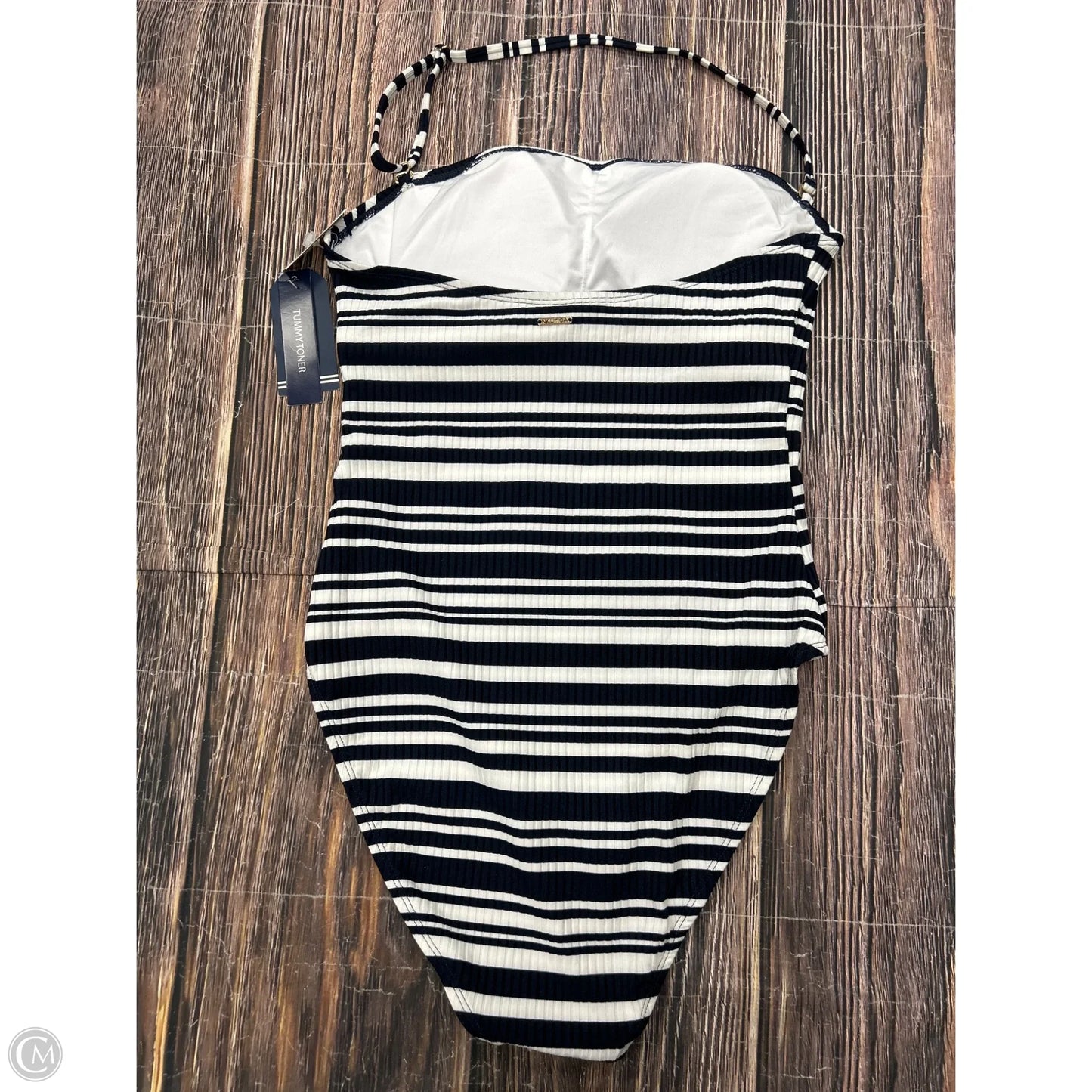 Swimsuit By Nautica In Blue & White, Size: Xl