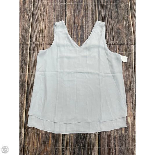 Tank Top By Ann Taylor In Grey, Size: S