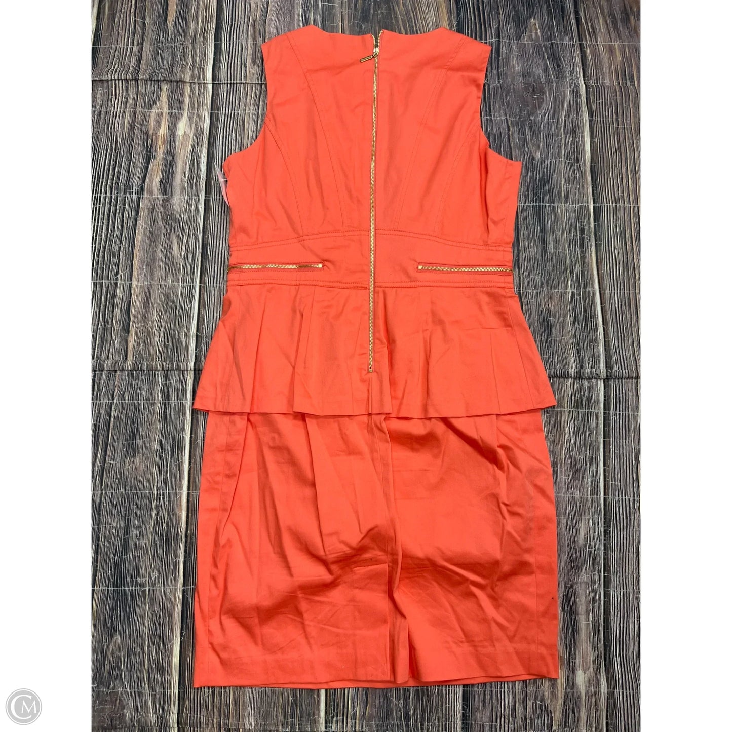 Dress Casual Midi By Calvin Klein In Pink, Size: 12