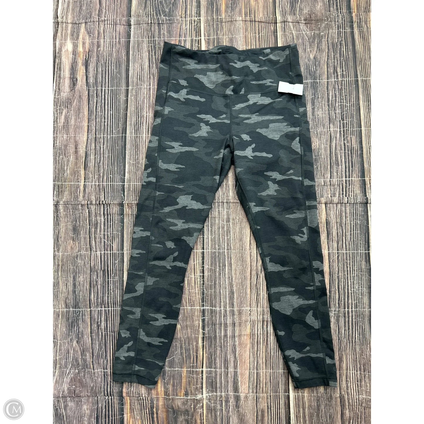 Athletic Leggings By Athleta In Camouflage Print, Size: M