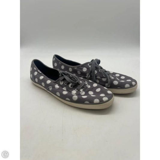Shoes Flats By Keds In Grey & White, Size: 9