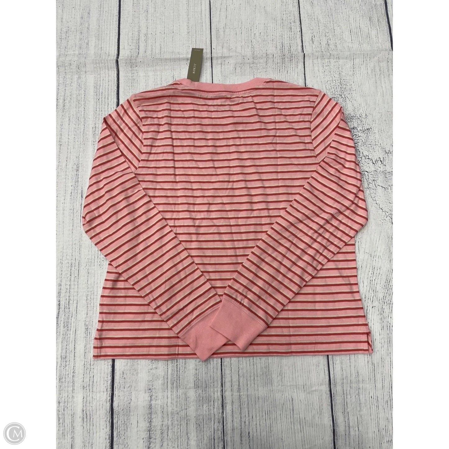 Top Long Sleeve By J. Crew In Striped Pattern, Size: S