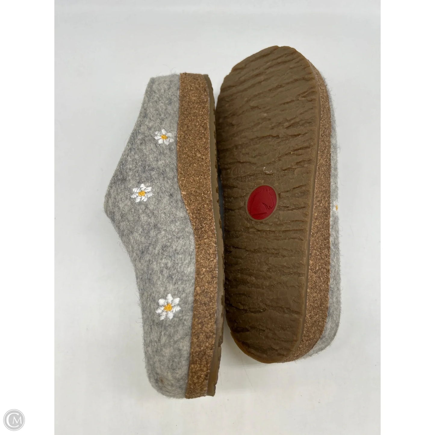 Shoes Flats By Clothes Mentor In Grey, Size: 10.5