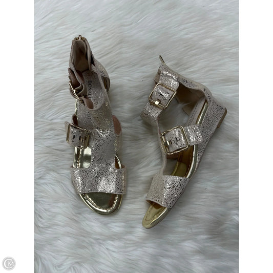 Sandals Heels Wedge By Donald Pliner In Pink, Size: 9