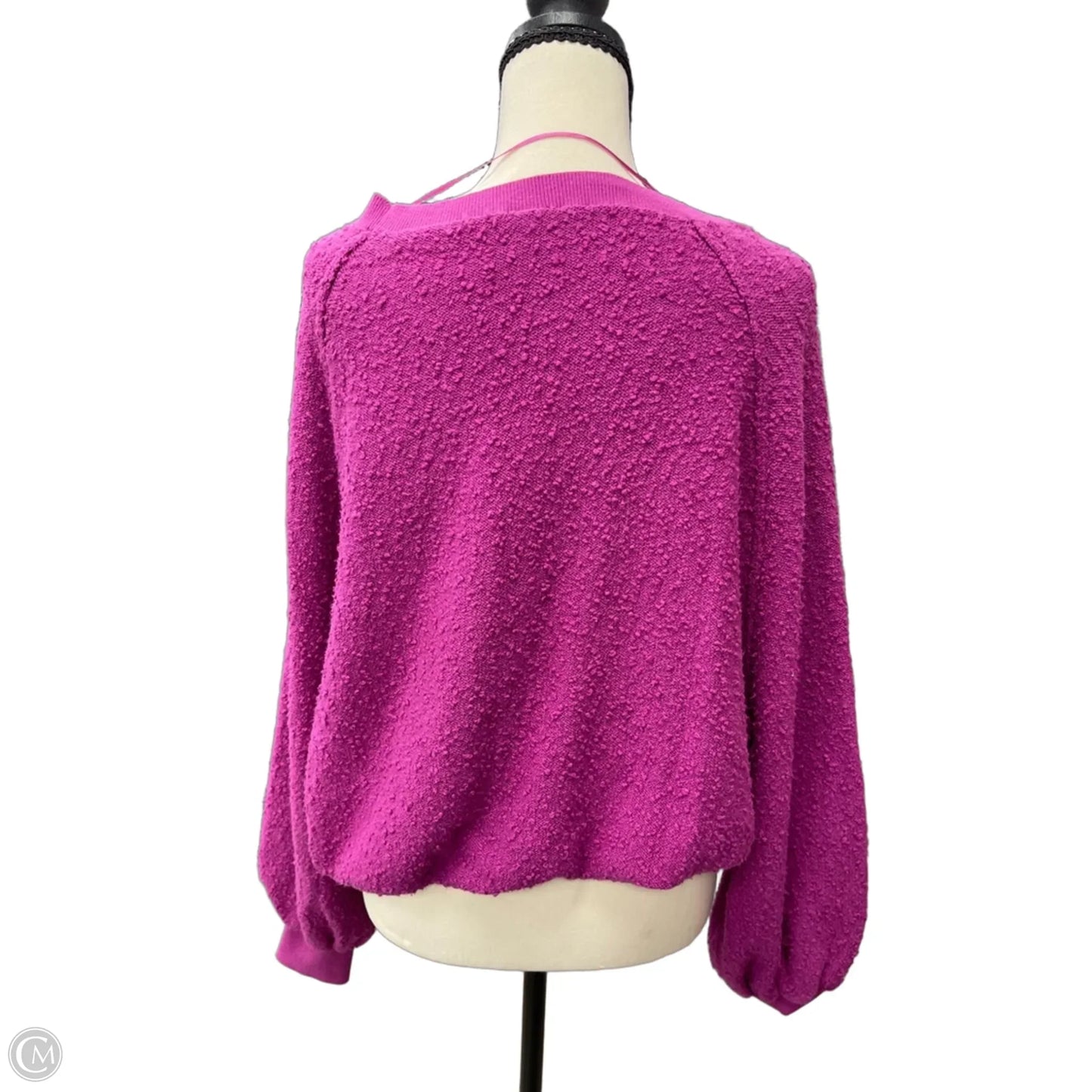 Sweatshirt Crewneck By Free People In Purple, Size: M