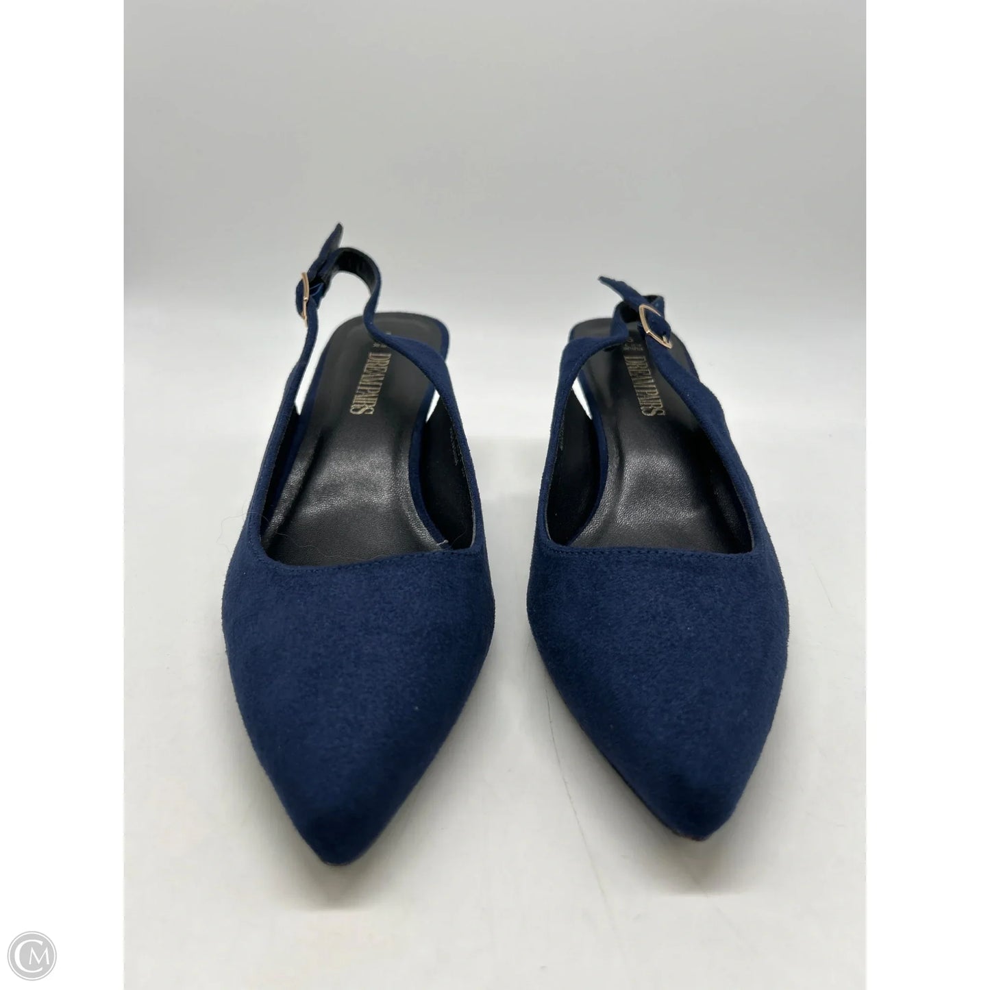 Shoes Heels Kitten By Dream Pairs In Blue, Size: 9