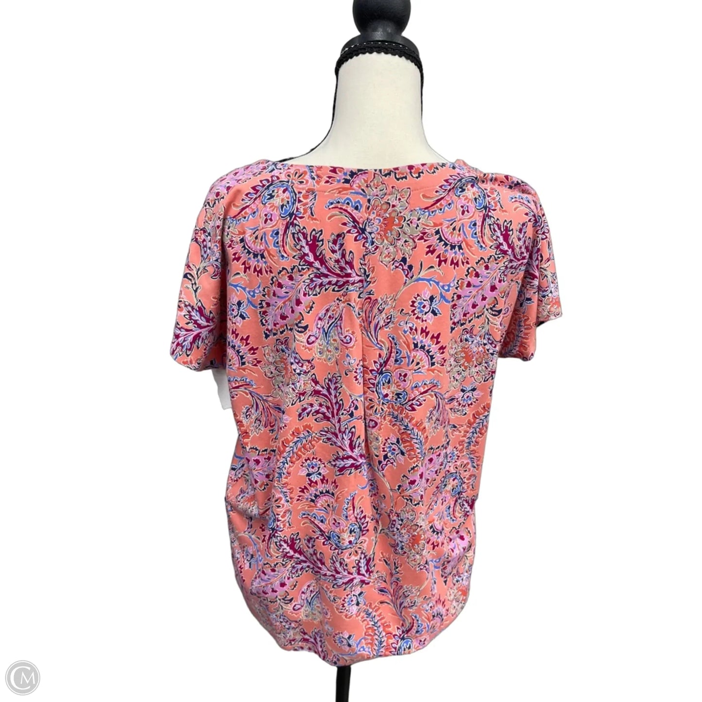 Top Short Sleeve By J. Jill In Orange, Size: S