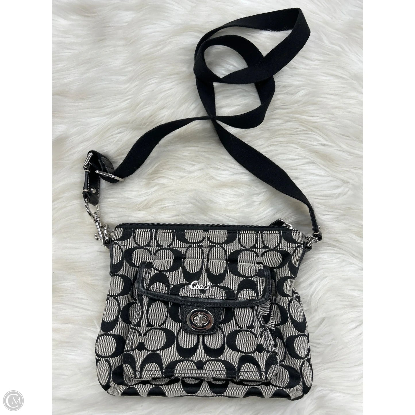 Crossbody Designer By Coach, Size: Medium