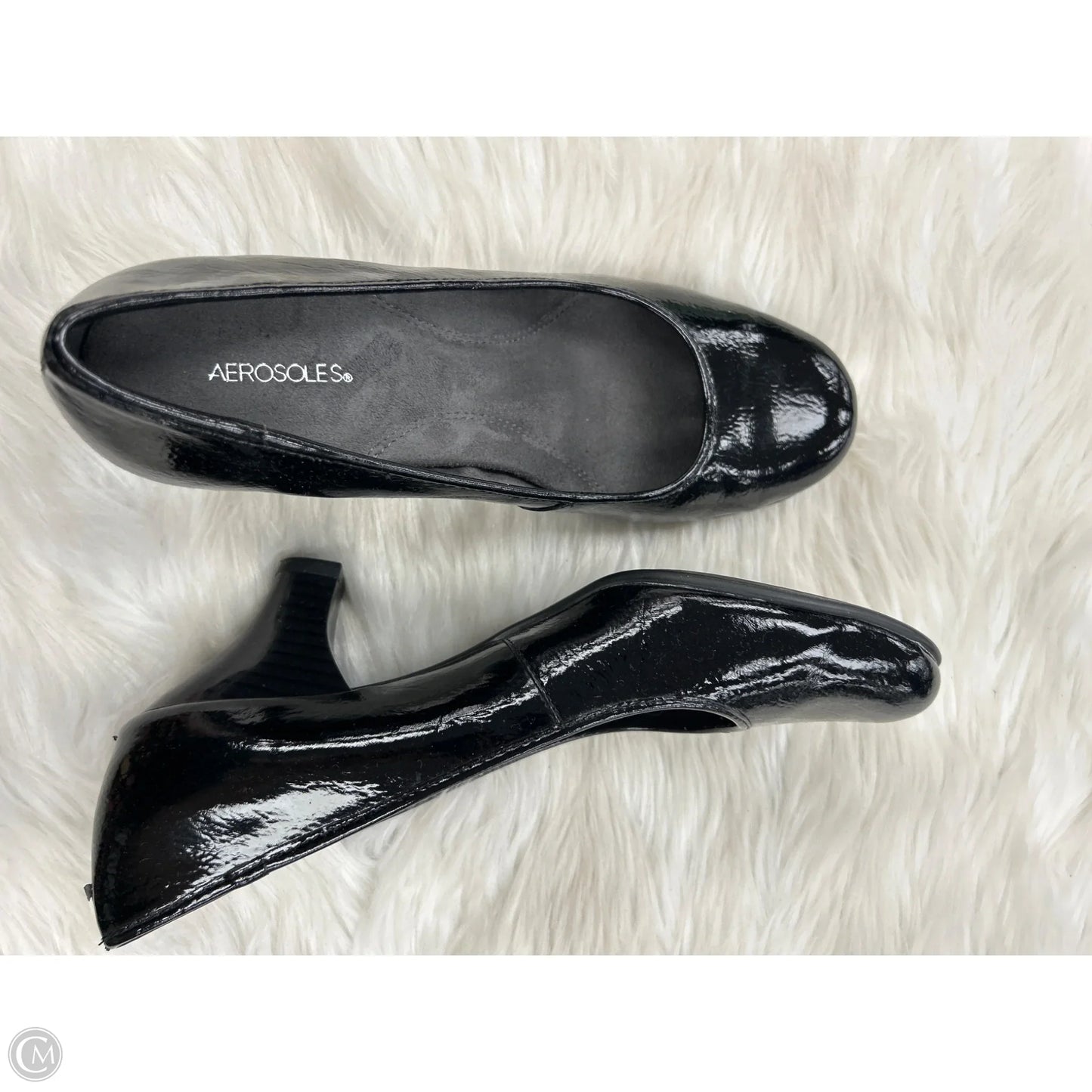 Shoes Heels Kitten By Aerosoles In Black, Size: 9.5