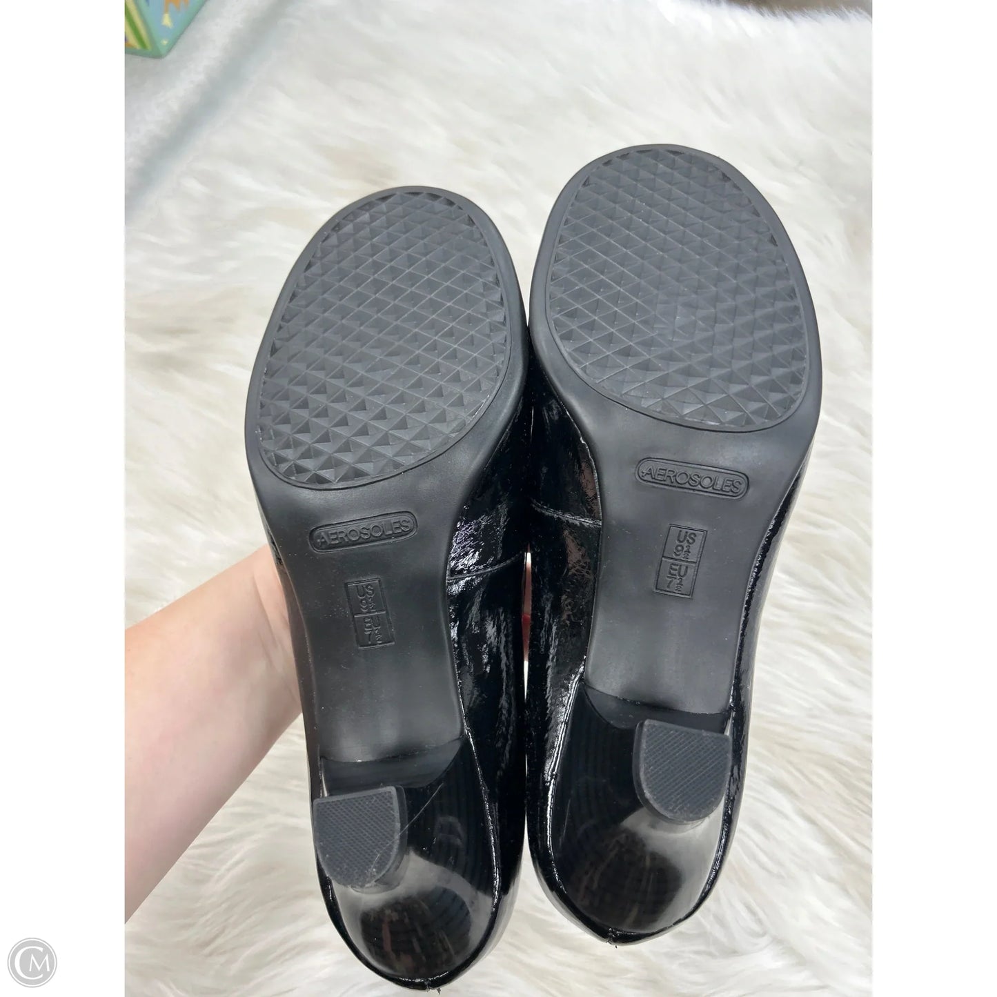 Shoes Heels Kitten By Aerosoles In Black, Size: 9.5