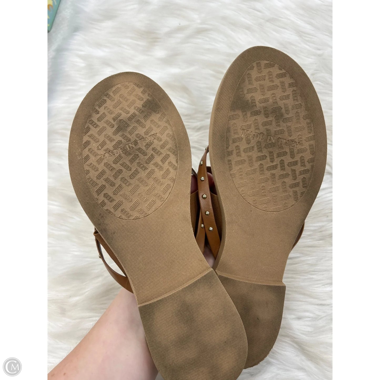 Sandals Flats By Toscanella In Brown, Size: 10