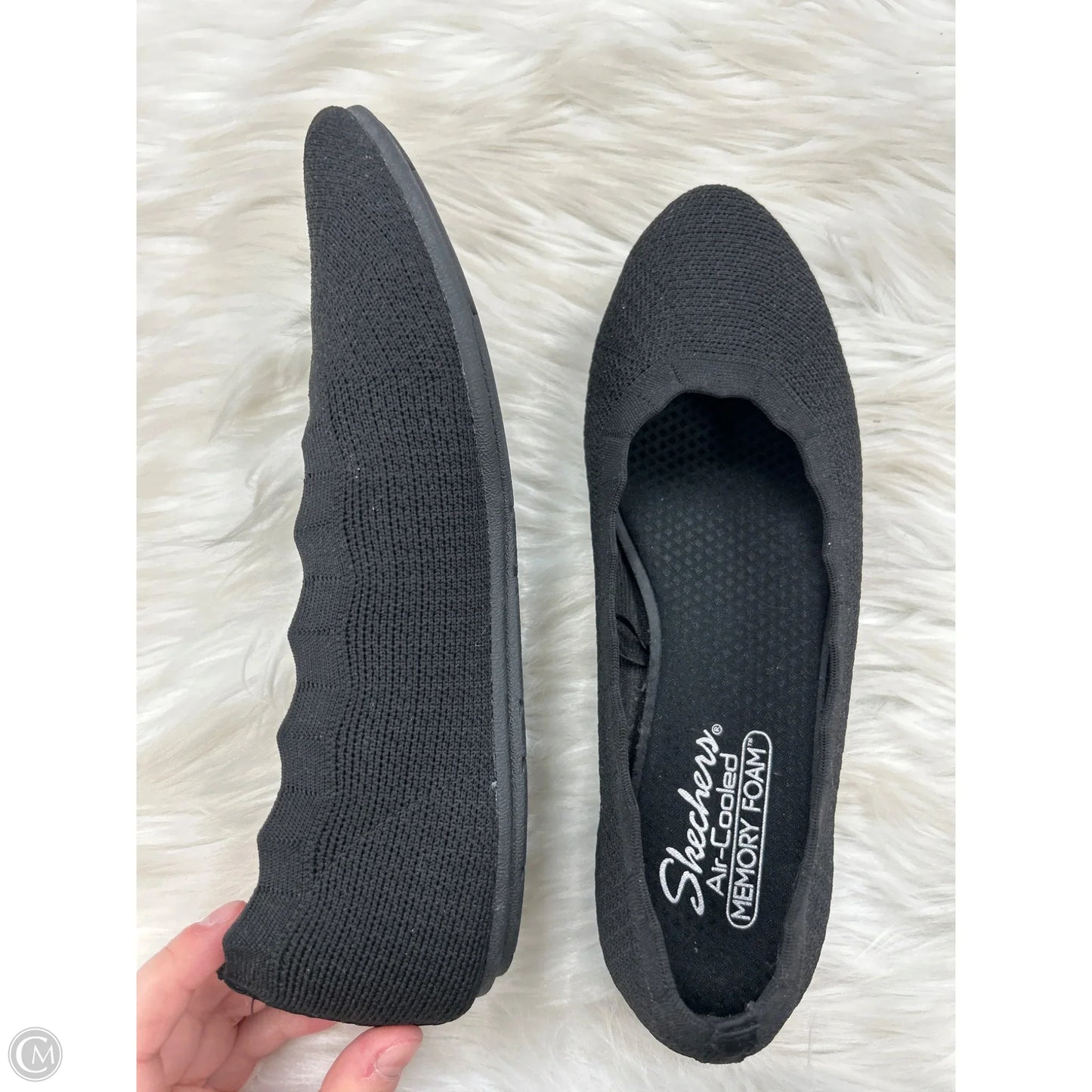 Shoes Flats By Skechers In Black, Size: 10