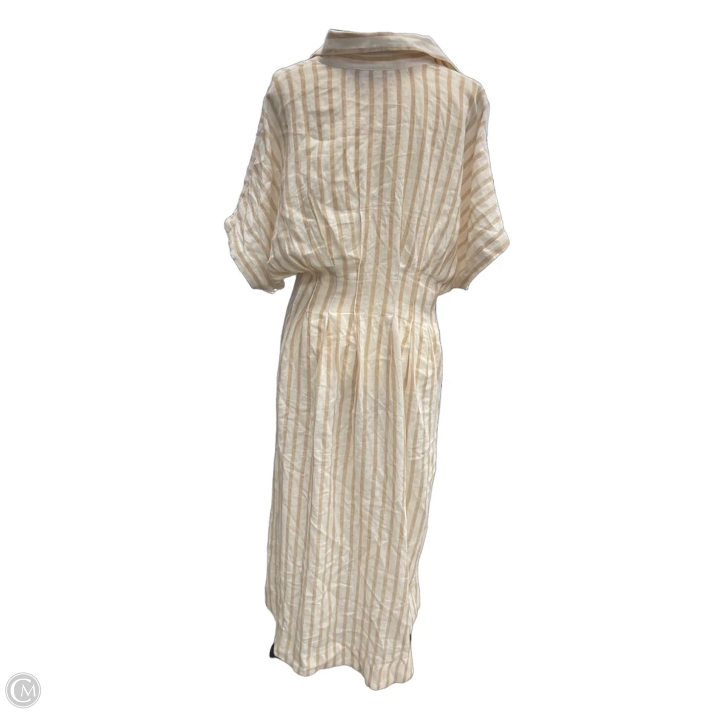 Dress Casual Maxi By Chicos In Gold, Size: M