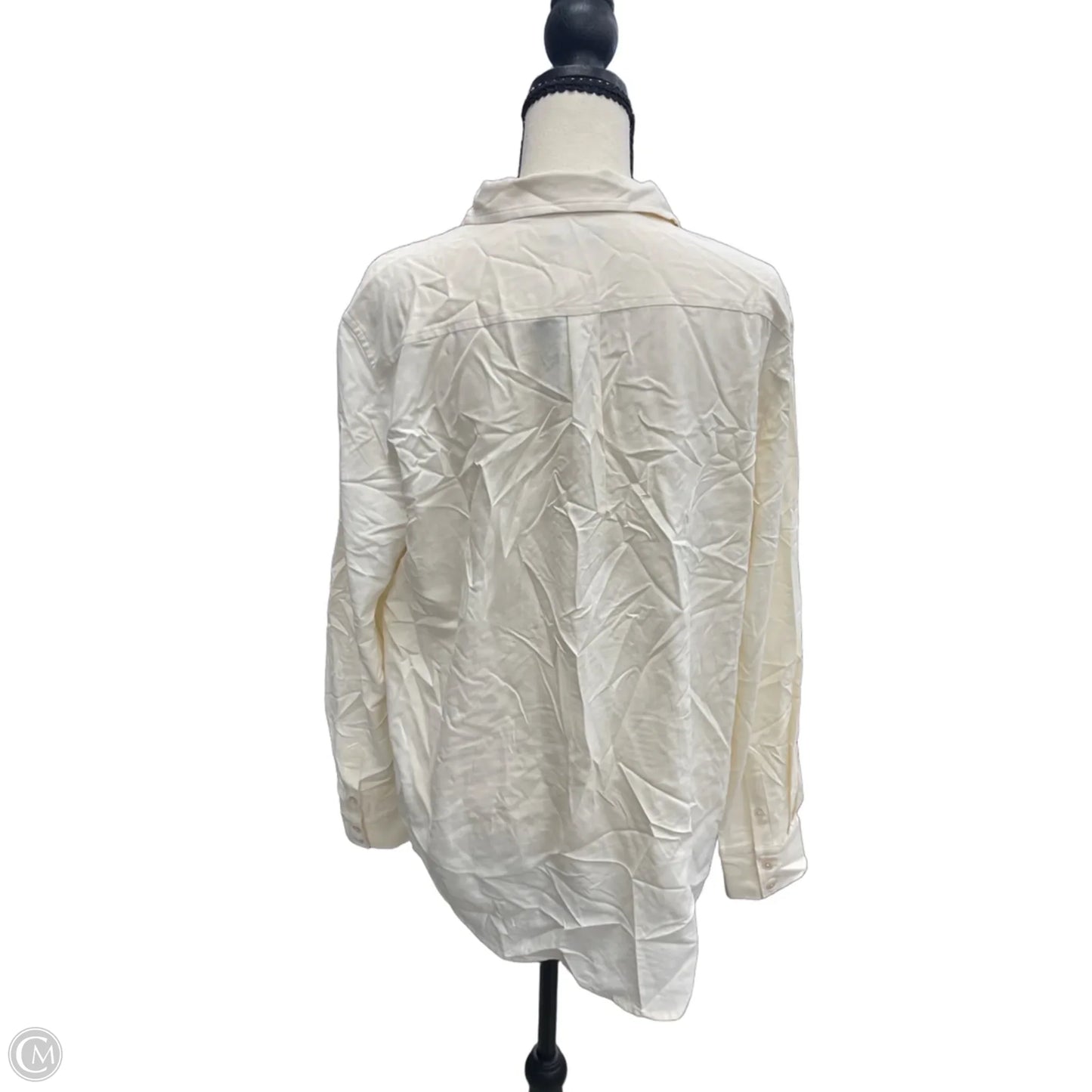 Top Long Sleeve By J Mclaughlin In Cream, Size: L