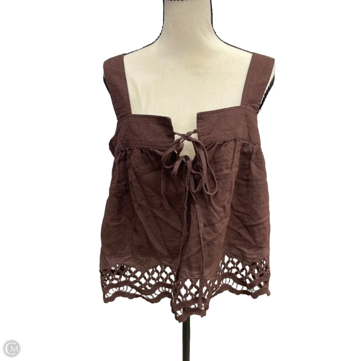Tank Top By Rachel Zoe In Brown, Size: M