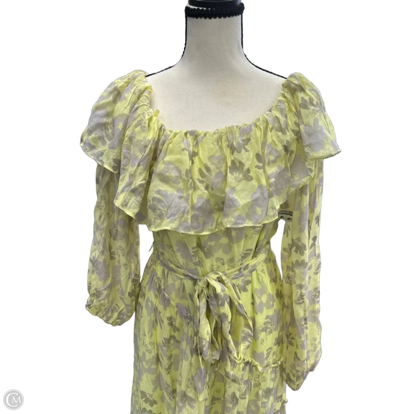 Dress Casual Maxi By Astr In Yellow, Size: L