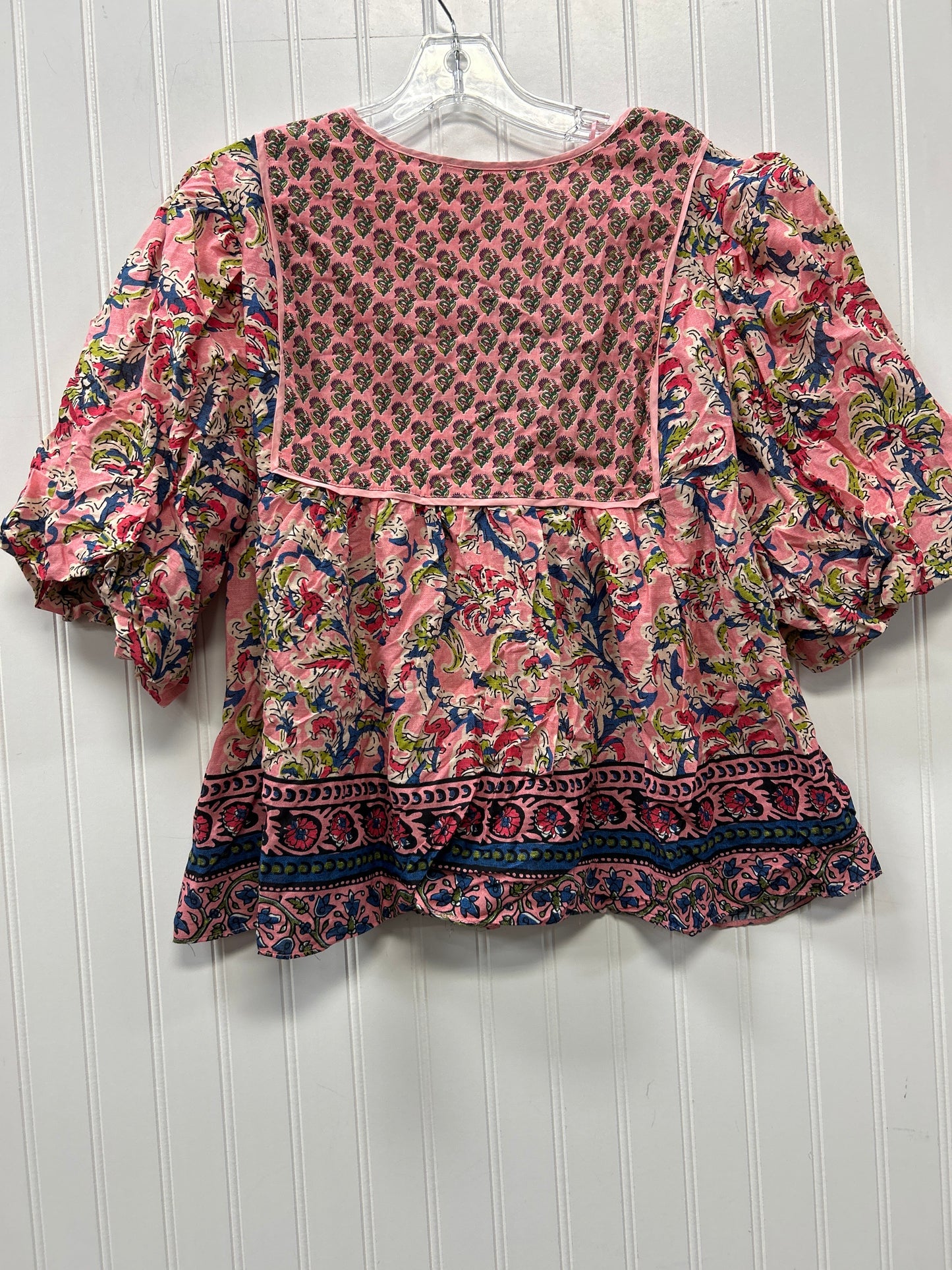 Blouse Ss By Cmc In Multi, Size:Xl