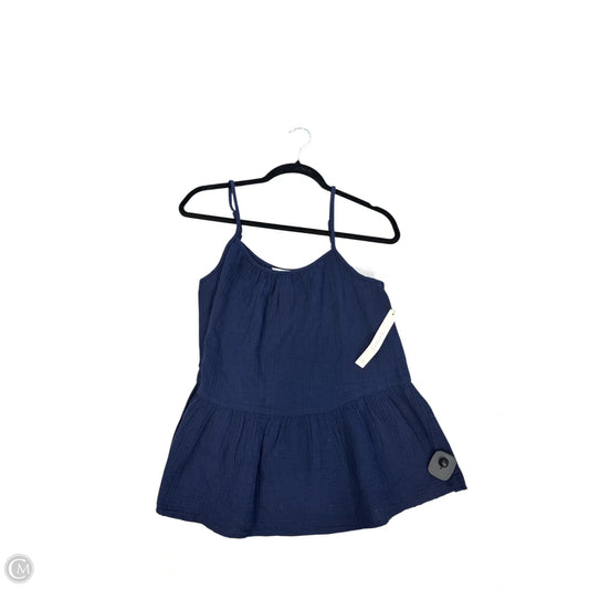 Blouse Sleeveless By Caslon In Navy, Size: S