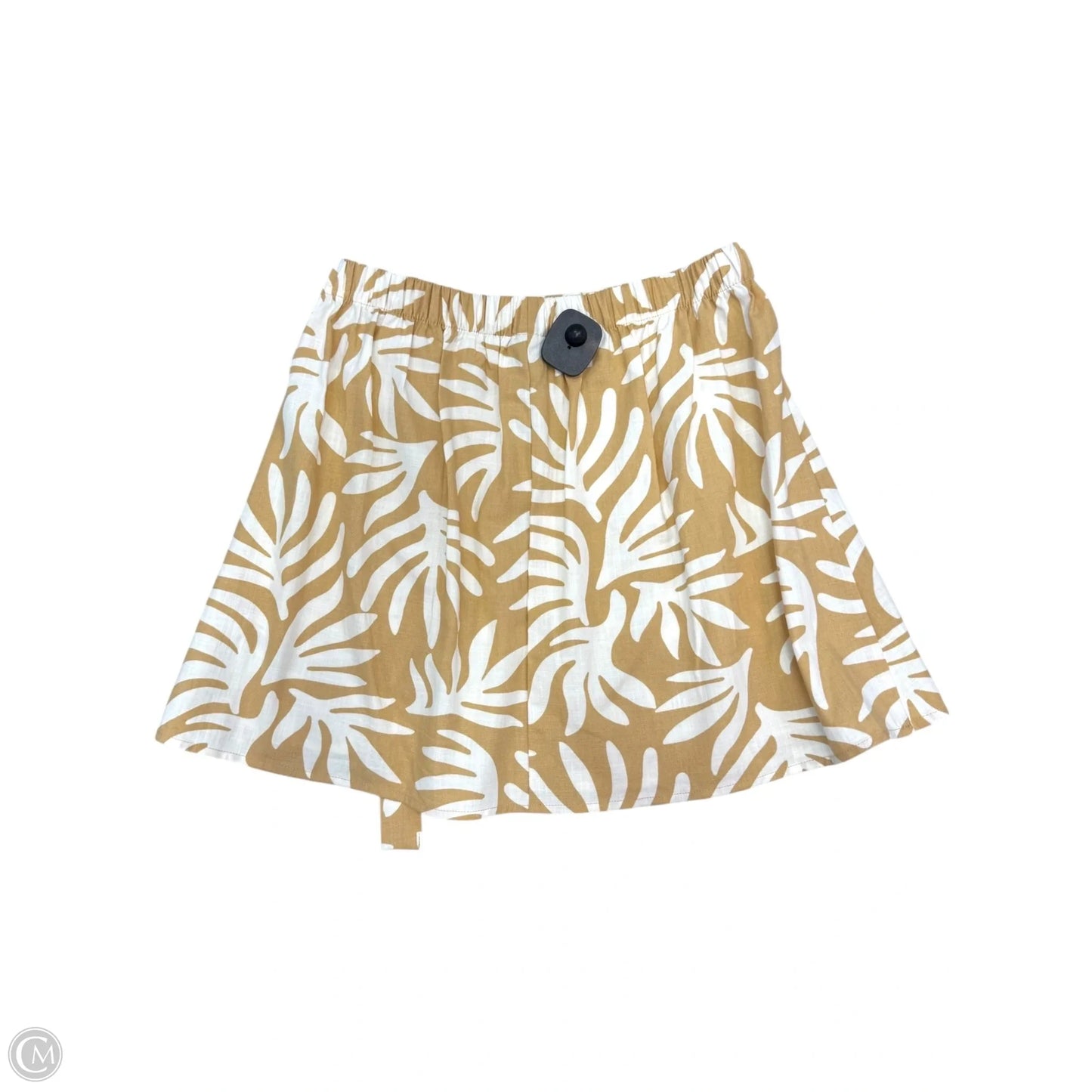 Skirt Mini & Short By A New Day In Tan & White, Size: Xs