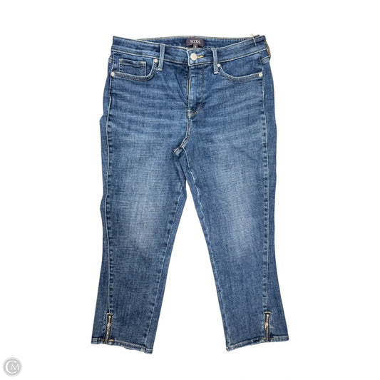 Jeans Cropped By Not Your Daughters Jeans In Blue Denim, Size: 6